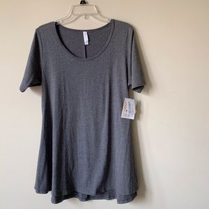 LULAROE Solid Gray Perfect T